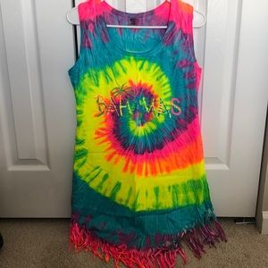 Bahamas swim cover up.